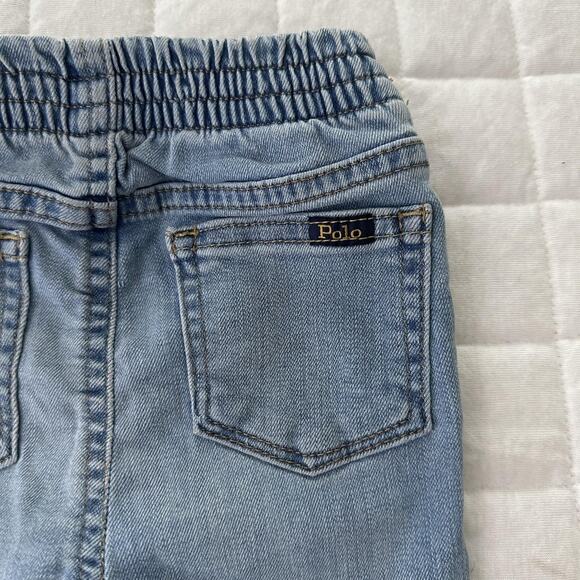 Polo Ralph Lauren The Aubrie Legging Jeans 24M Girls Denim Pants Stretch Pocket - Picture 3 of 9